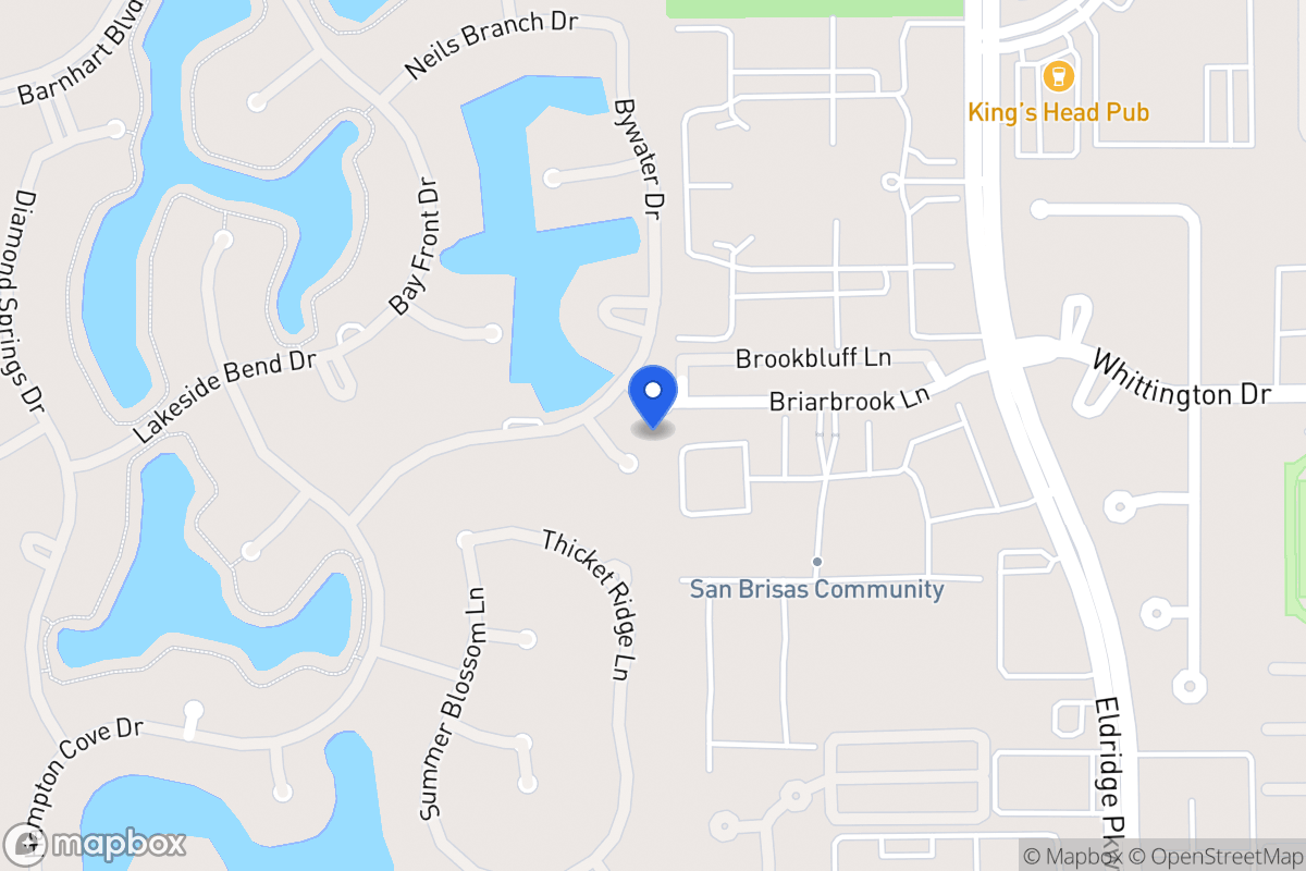 Map of 13510 Indigo Lake Ct, Houston