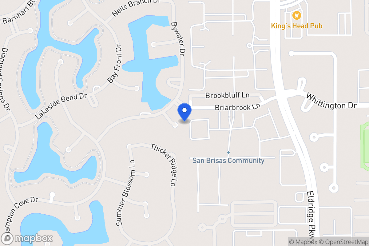 Map of 13506 Indigo Lake Ct, Houston