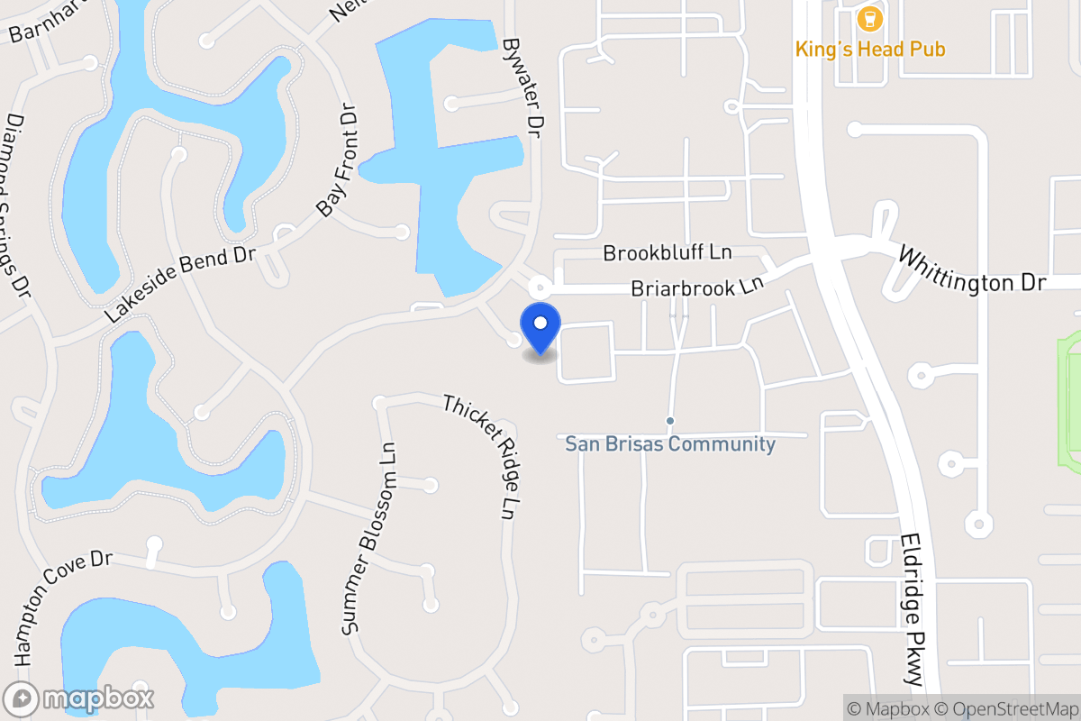 Map of 13502 Indigo Lake Ct, Houston