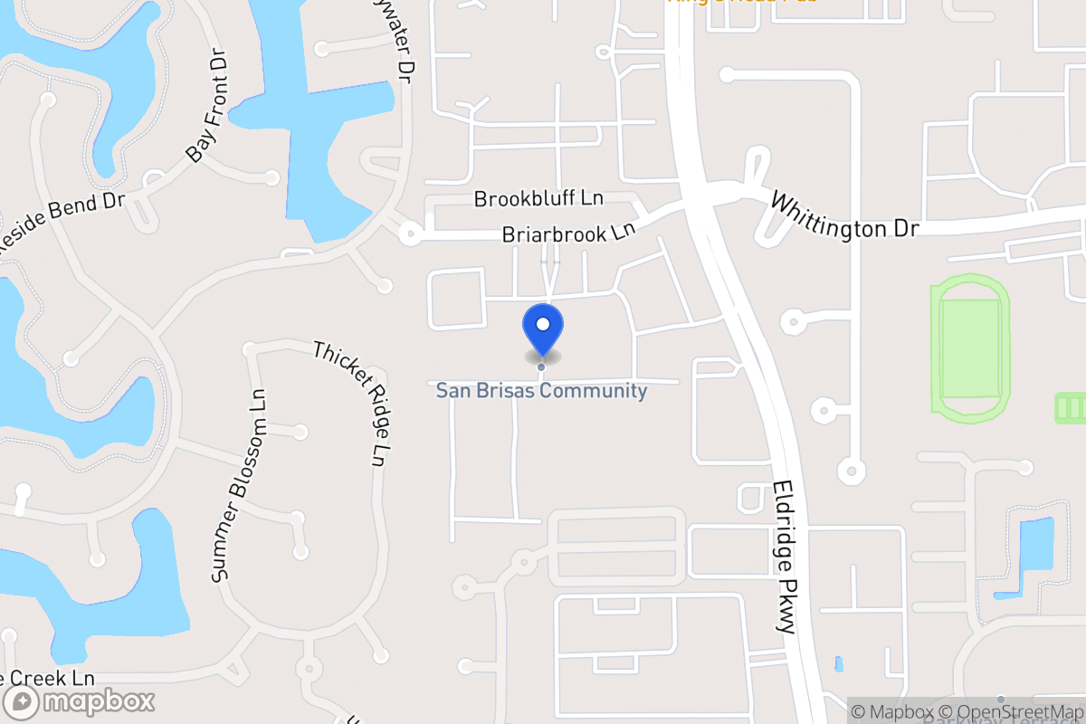 Map of 2020 Eldridge Pky, Houston