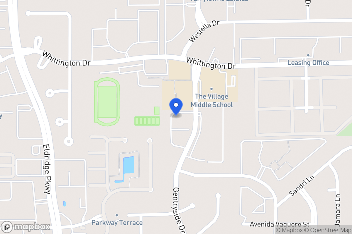 Map of 1839 Gentryside Dr, Houston