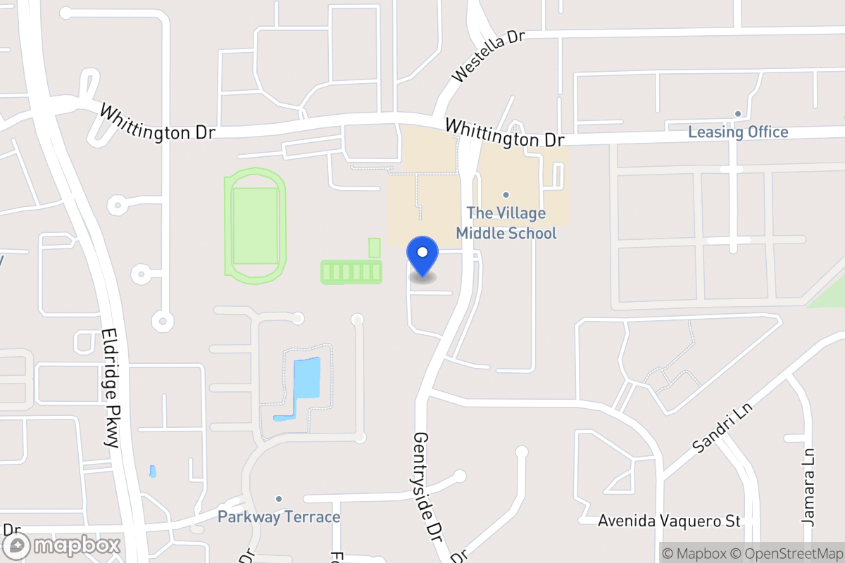 Map of 13034 Gentryside Ct, Houston