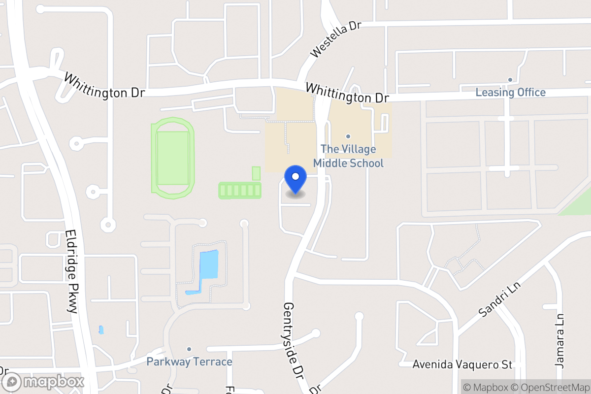Map of 13026 Gentryside Ct, Houston