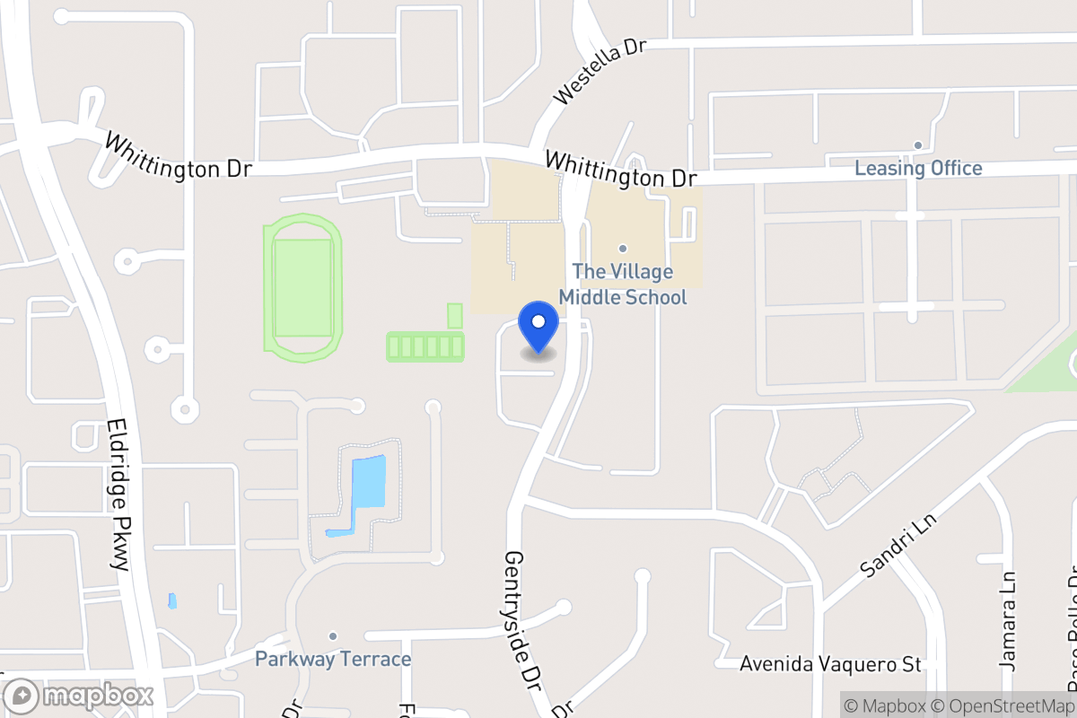 Map of 13018 Gentryside Ct, Houston