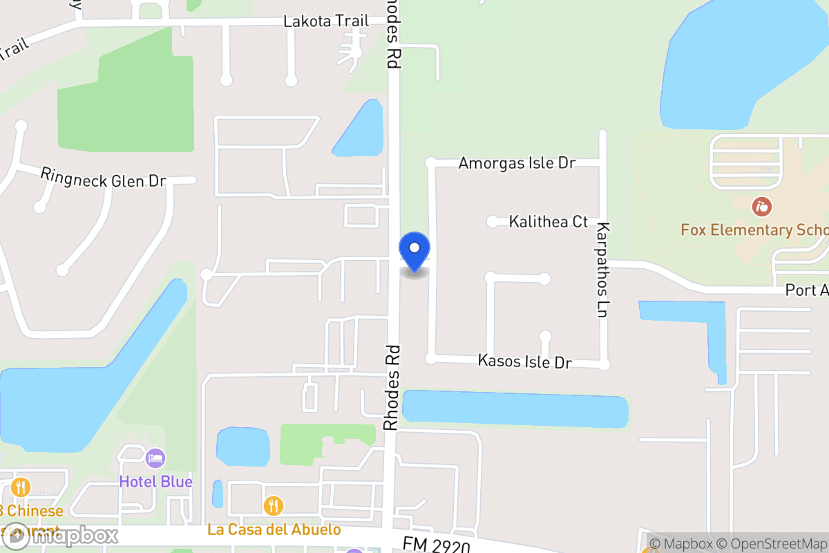 Map of 21539 Astipalia Dr, Spring