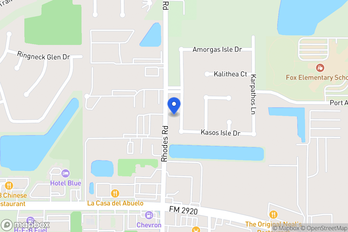Map of 21519 Astipalia Dr, Spring