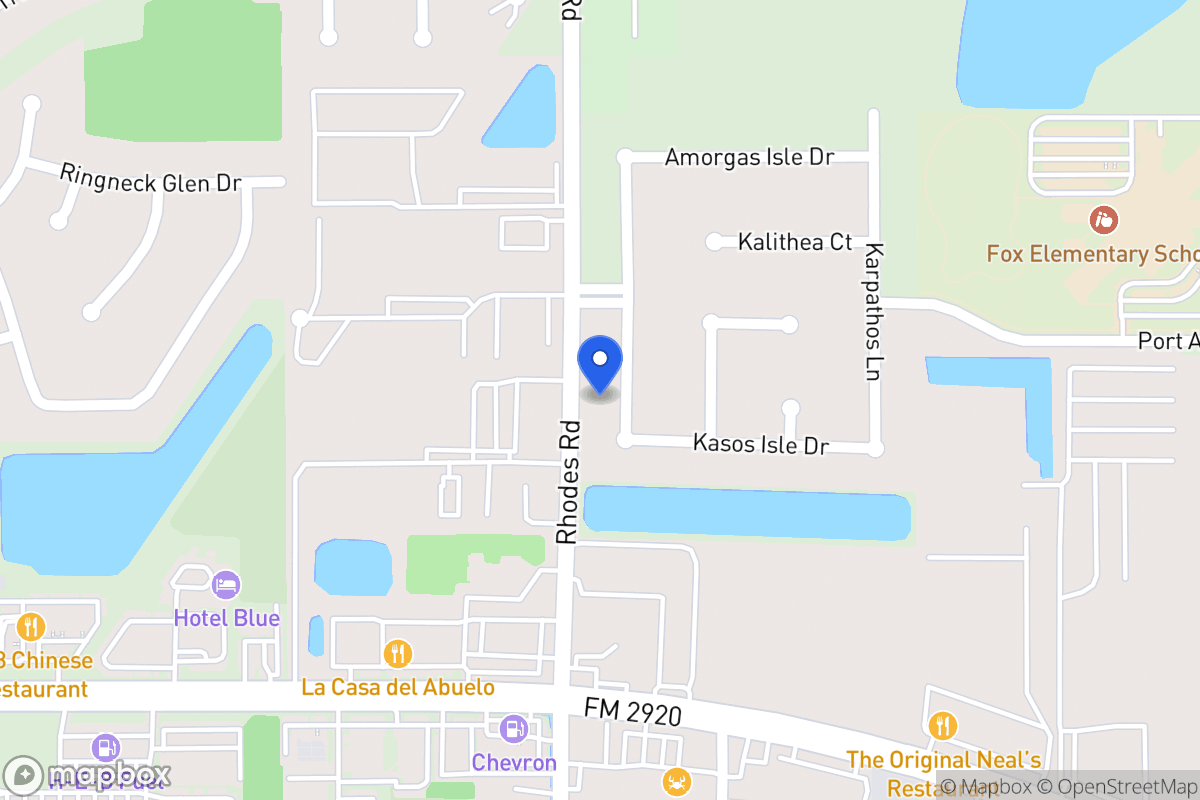 Map of 21515 Astipalia Dr, Spring