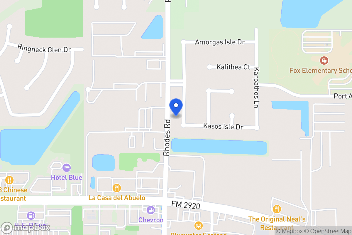 Map of 21511 Astipalia Dr, Spring