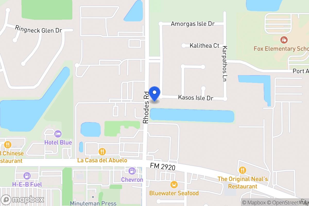 Map of 5043 Kasos Isle Dr, Spring