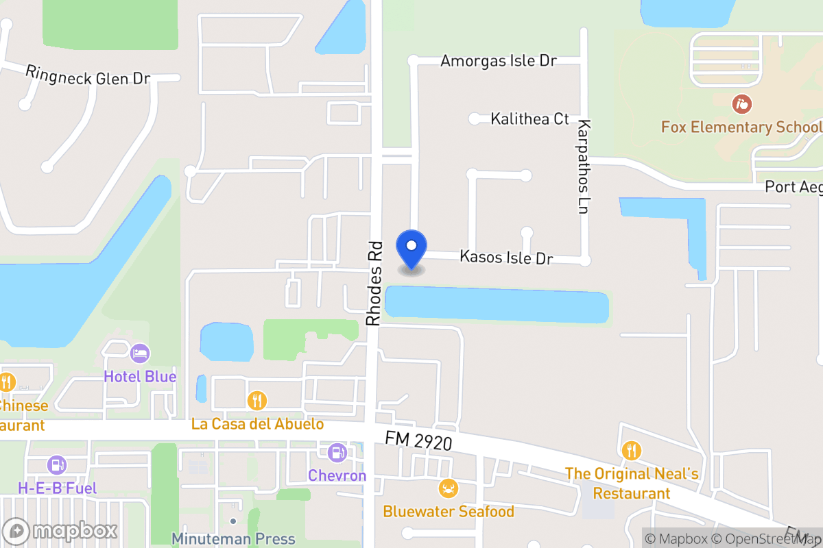 Map of 5039 Kasos Isle Dr, Spring
