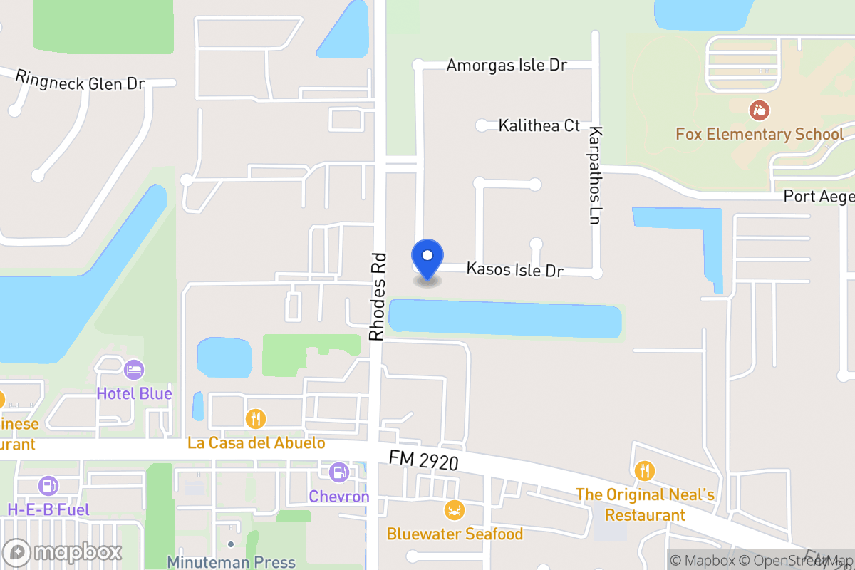 Map of 5035 Kasos Isle Dr, Spring