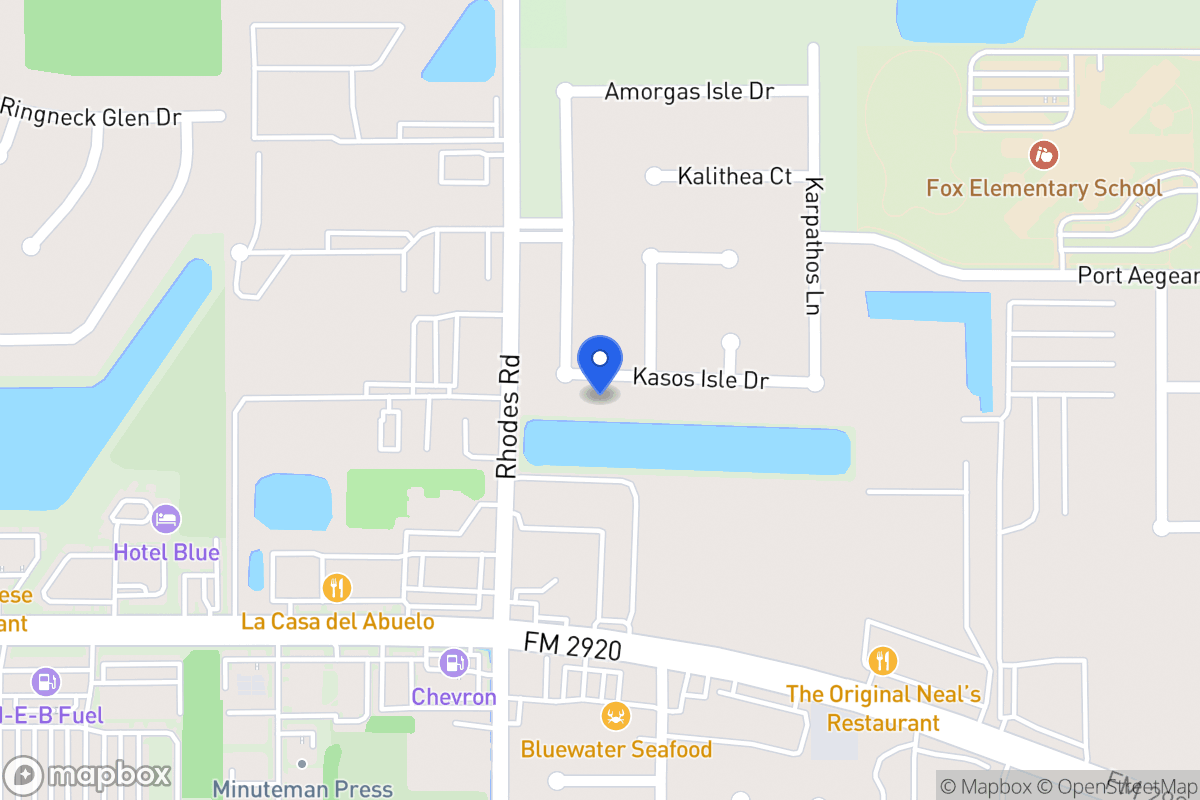Map of 5027 Kasos Isle Dr, Spring