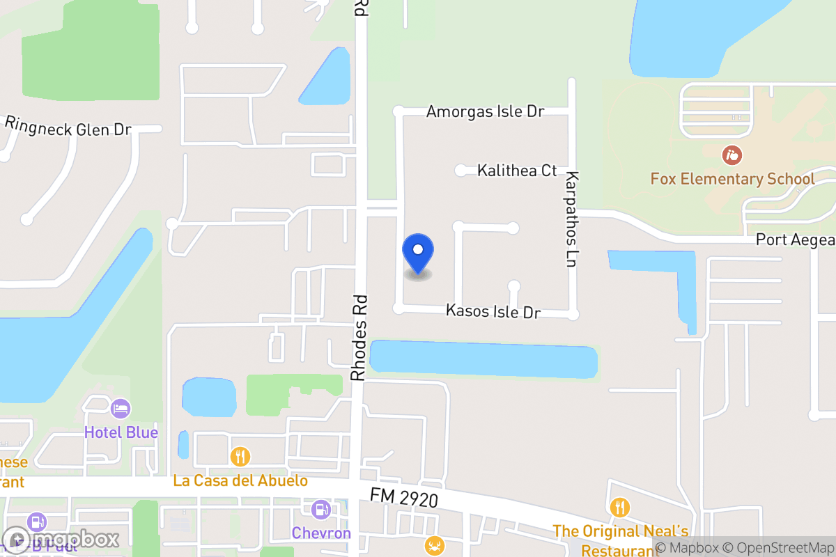 Map of 21514 Astipalia Dr, Spring