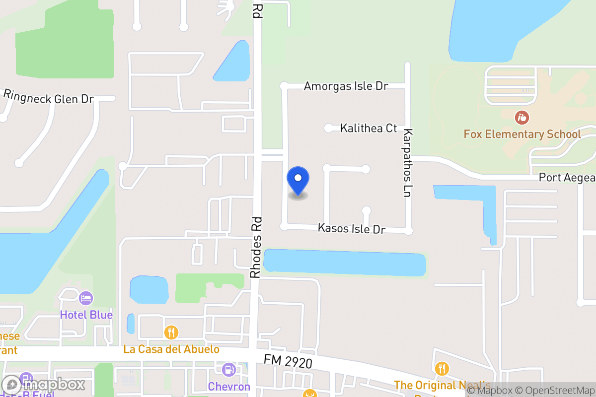 Map of 21518 Astipalia Dr, Spring