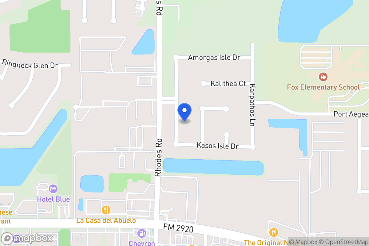 Map of 21522 Astipalia Dr, Spring