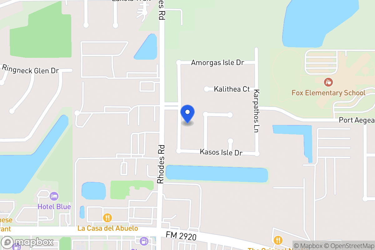 Map of 21526 Astipalia Dr, Spring