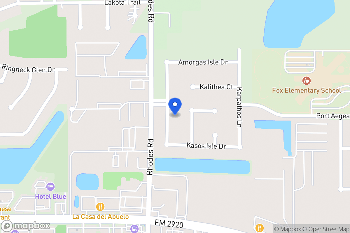 Map of 21530 Astipalia Dr, Spring