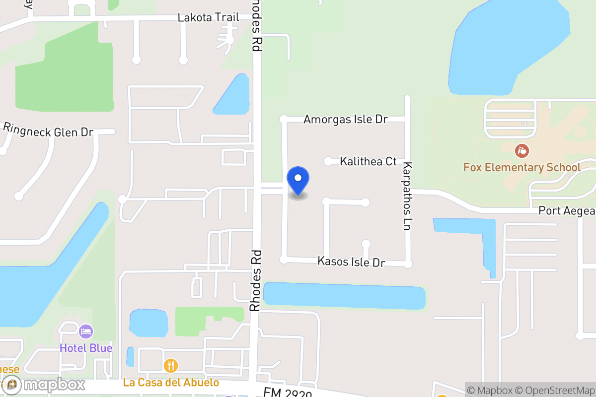 Map of 21538 Astipalia Dr, Spring