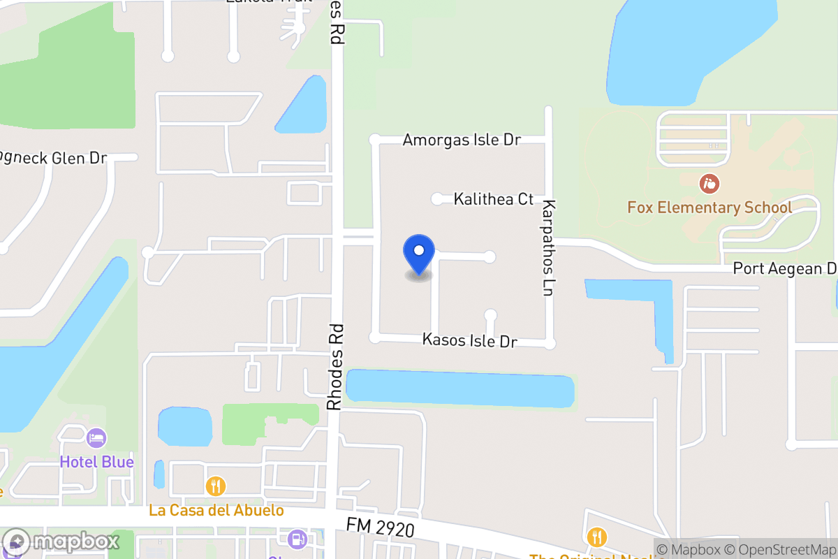 Map of 21523 Siros Isle Dr, Spring