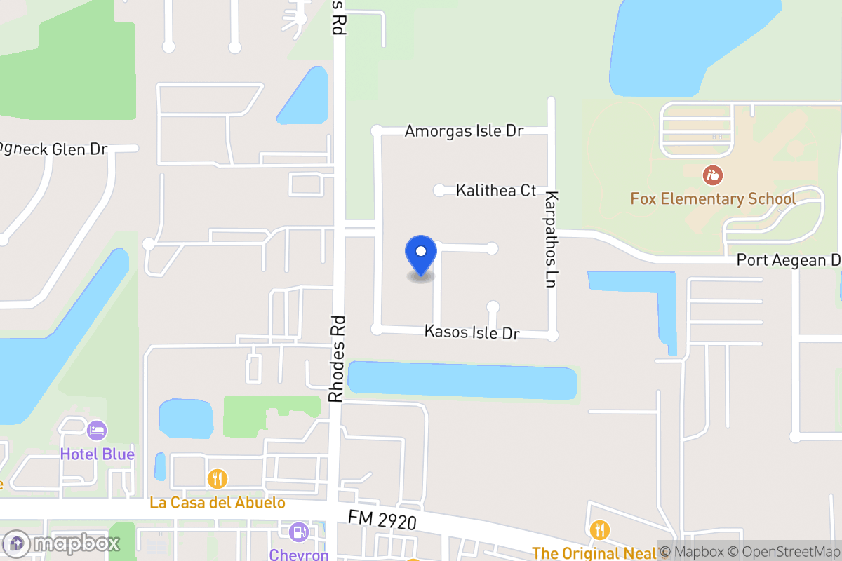 Map of 21519 Siros Isle Dr, Spring