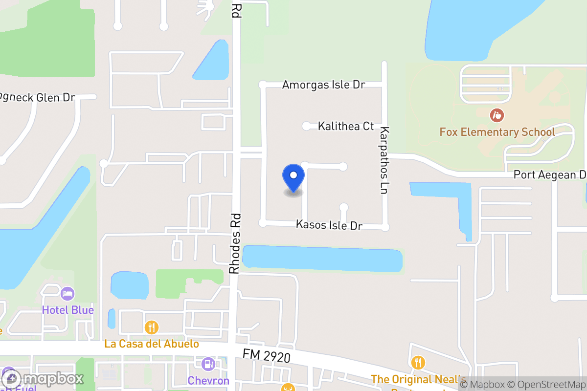 Map of 21515 Siros Isle Dr, Spring