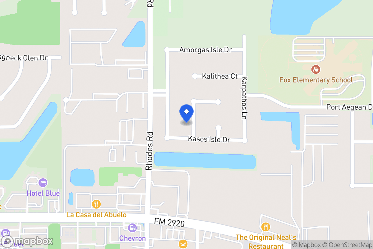 Map of 21511 Siros Isle Dr, Spring