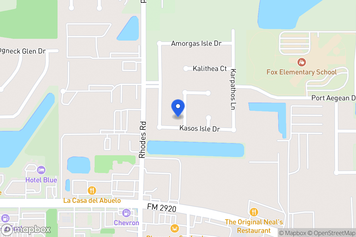 Map of 21507 Siros Isle Dr, Spring