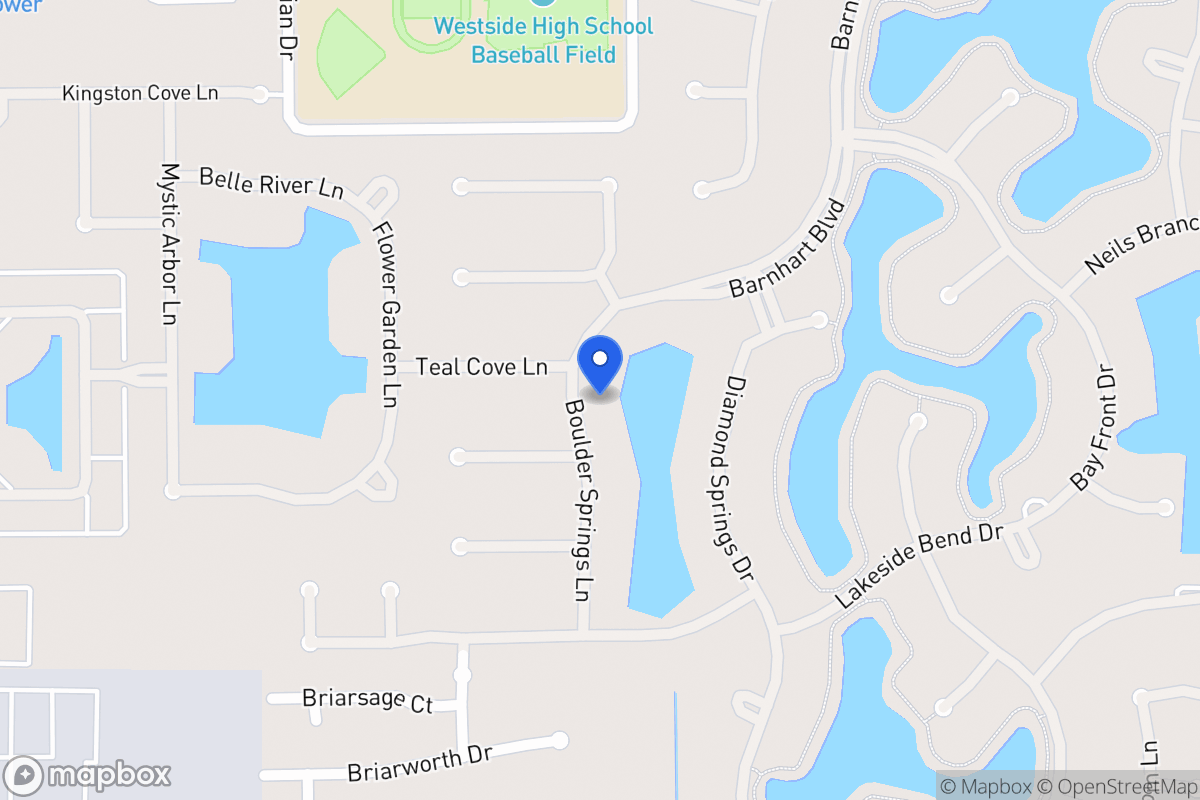 Map of 2007 Boulder Springs Ln, Houston