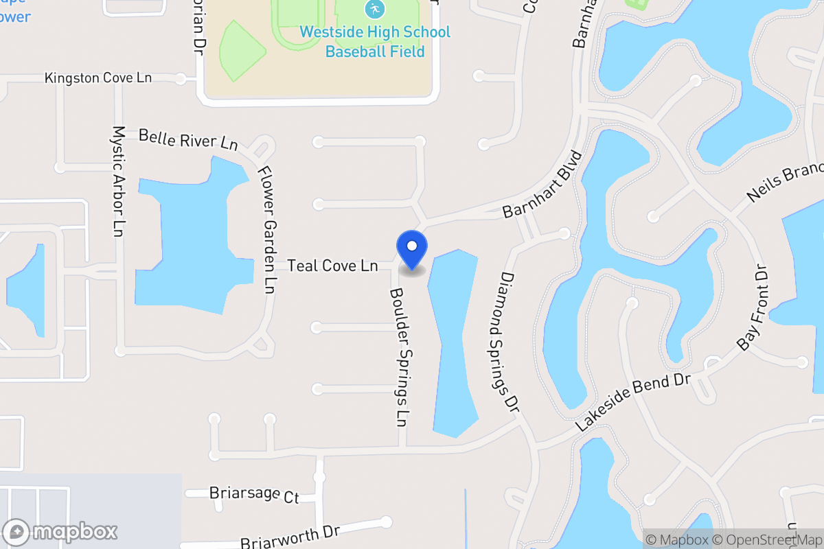 Map of 2003 Boulder Springs Ln, Houston