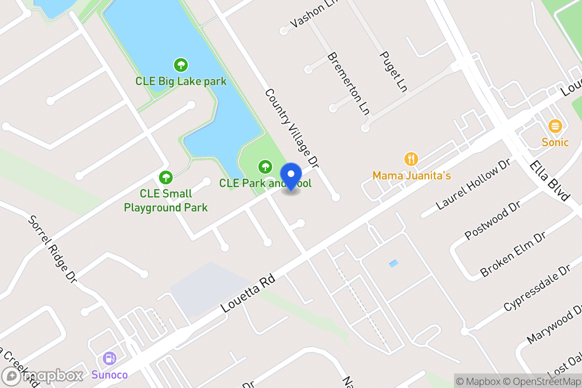 Map of 4119 Countrypark Dr, Spring