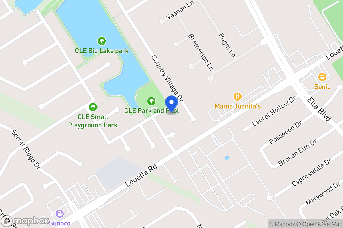 Map of 4115 Countrypark Dr, Spring