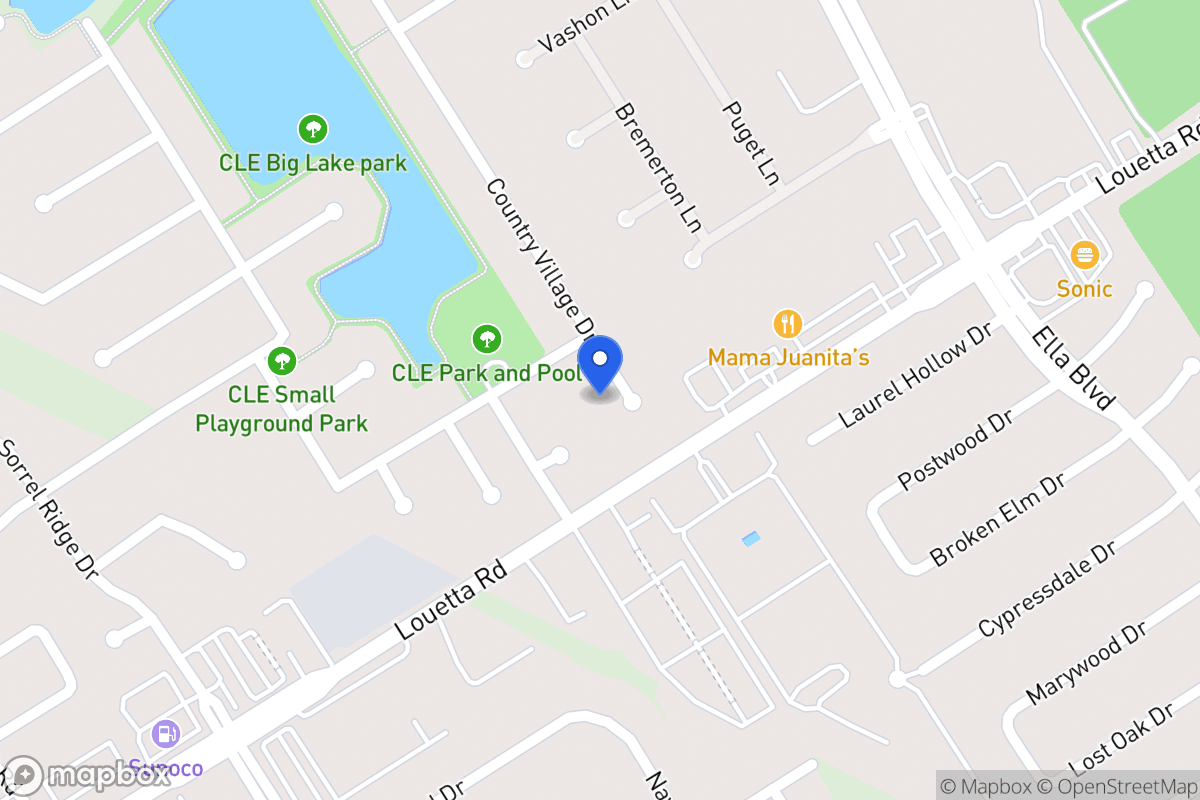 Map of 19215 Country Village Dr, Spring