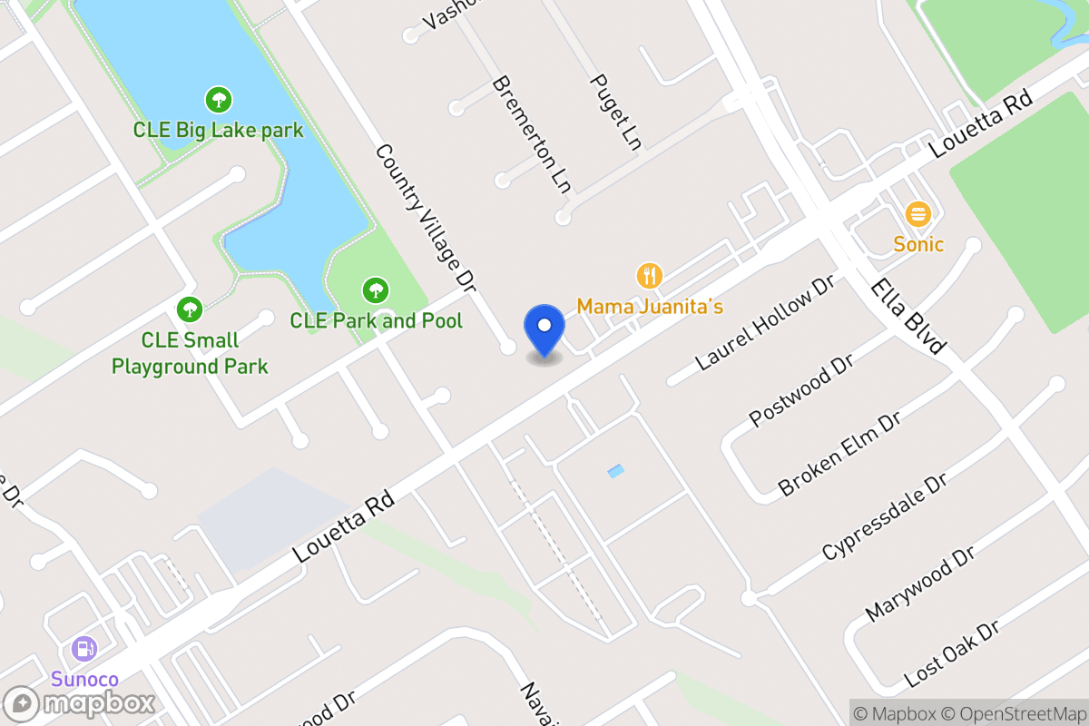 Map of 19206 Country Village Dr, Spring