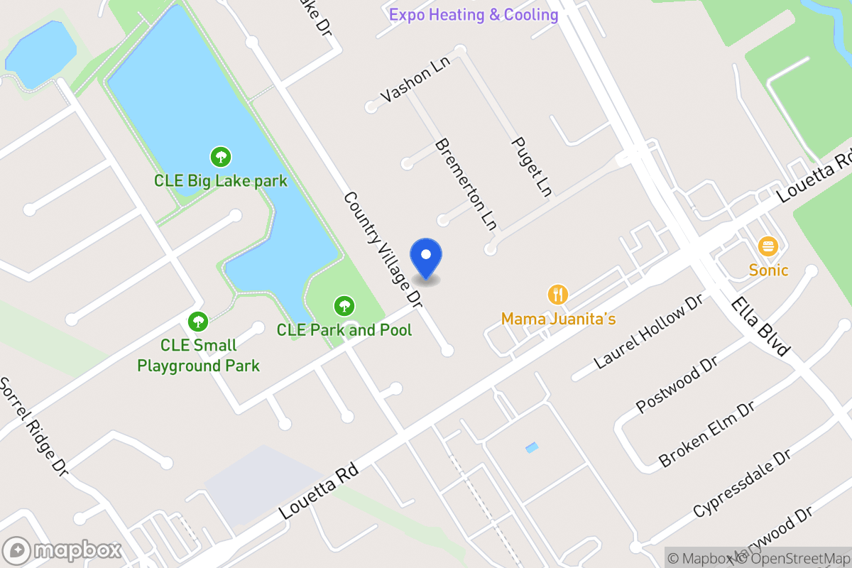 Map of 19302 Country Village Dr, Spring