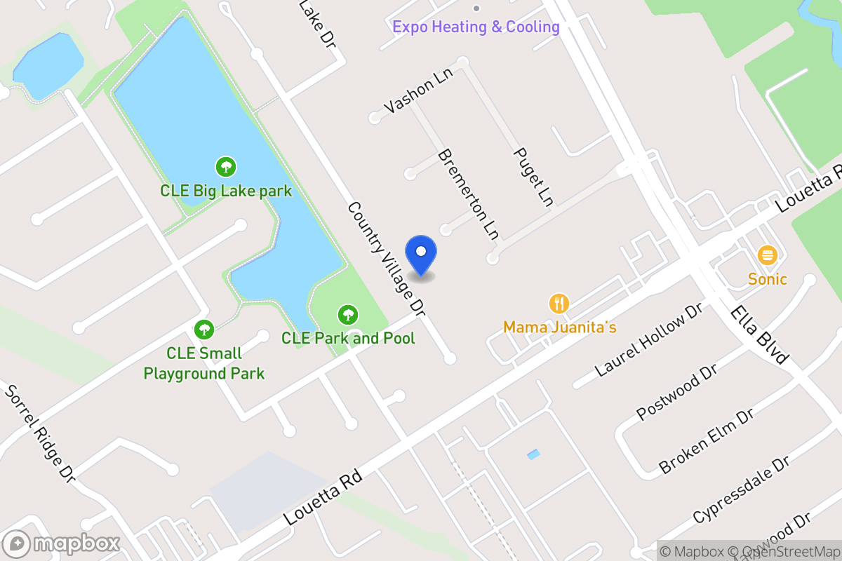 Map of 19306 Country Village Dr, Spring