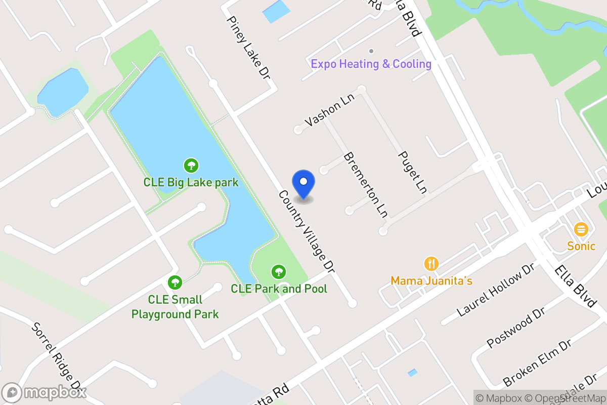 Map of 19326 Country Village Dr, Spring