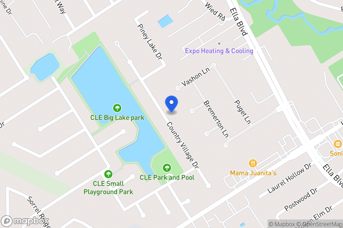 Map of 19410 Country Village Dr, Spring