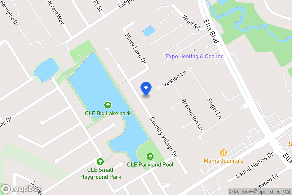 Map of 19422 Country Village Dr, Spring