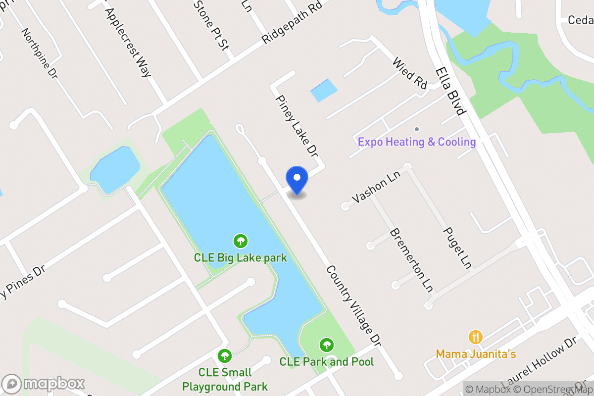 Map of 4019 Country Dell Dr, Spring