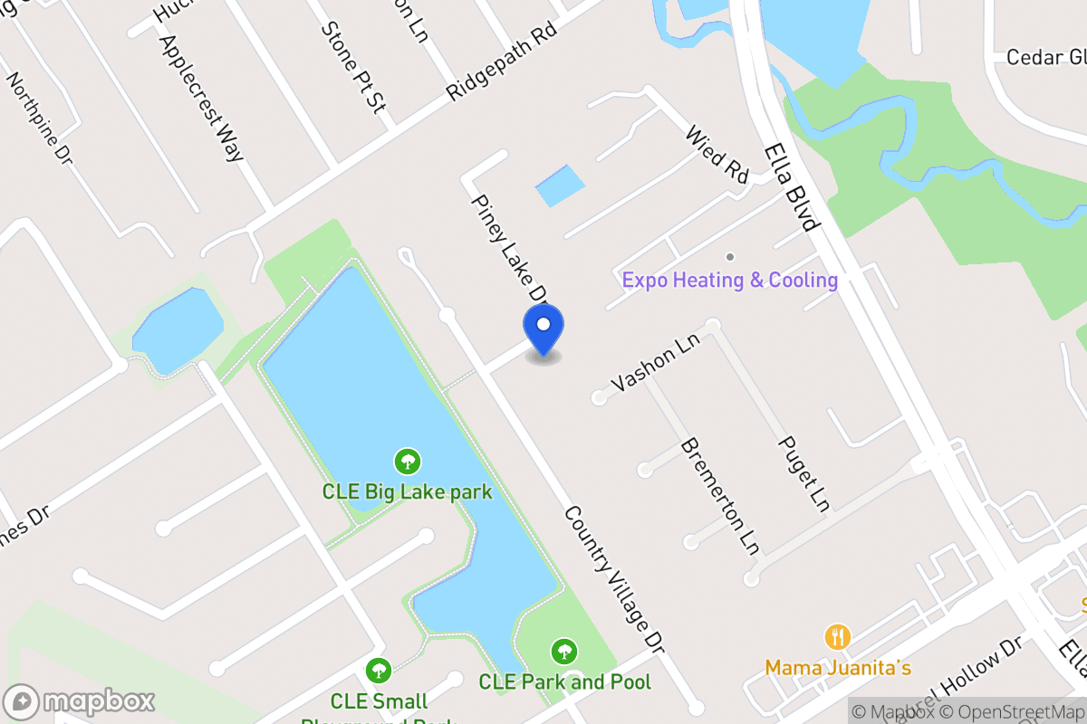 Map of 4011 Country Dell Dr, Spring