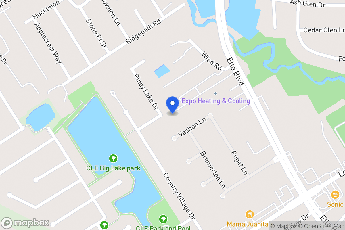 Map of 19502 Piney Lake Dr, Spring