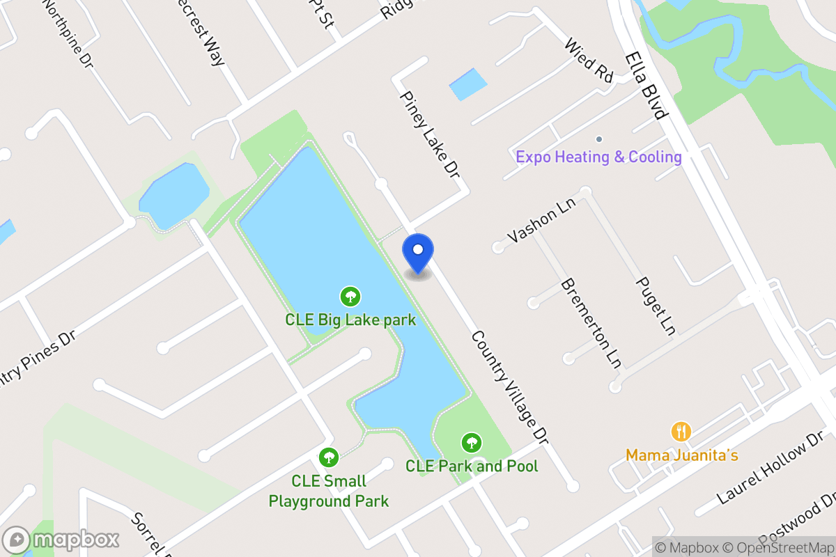 Map of 19427 Country Village Dr, Spring