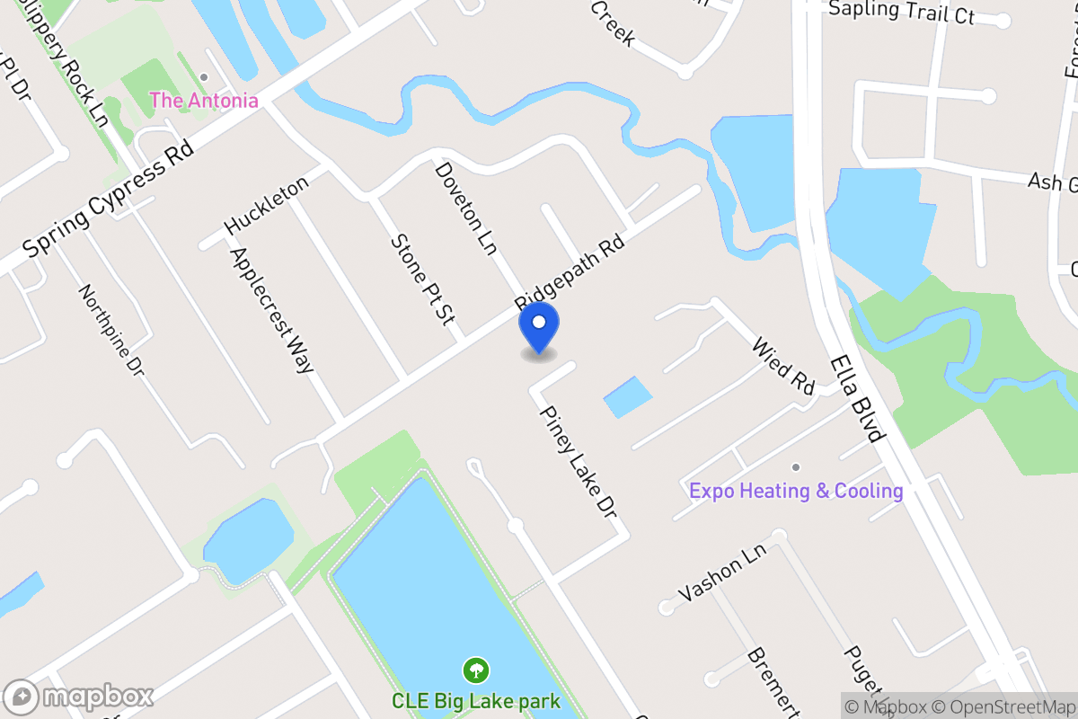 Map of 4006 Country Green Dr, Spring