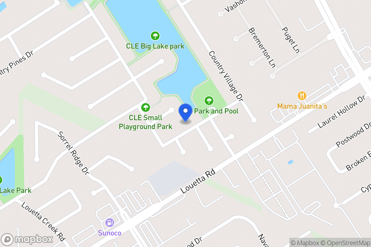 Map of 4210 Countrypark Dr, Spring