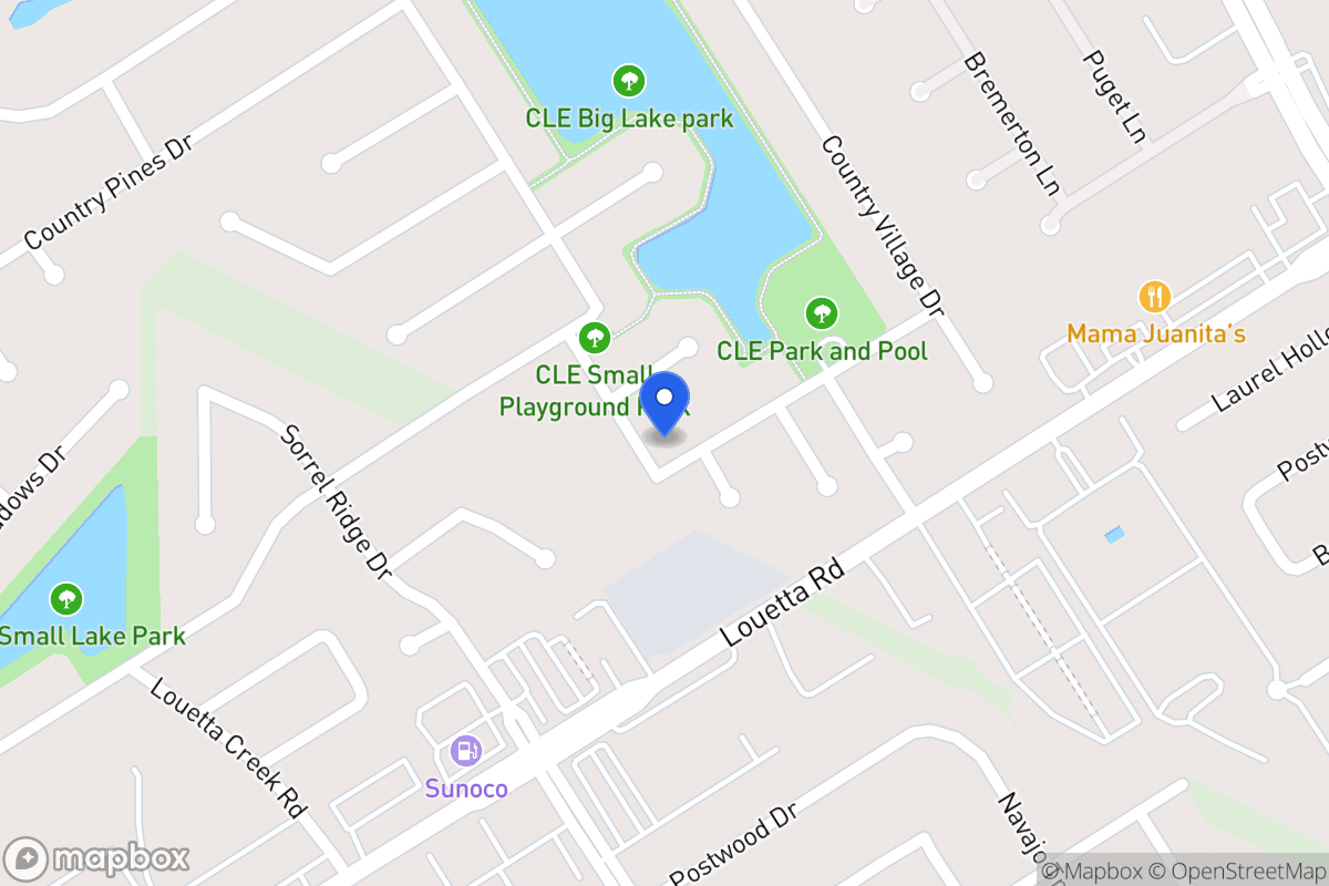Map of 4226 Countrypark Dr, Spring