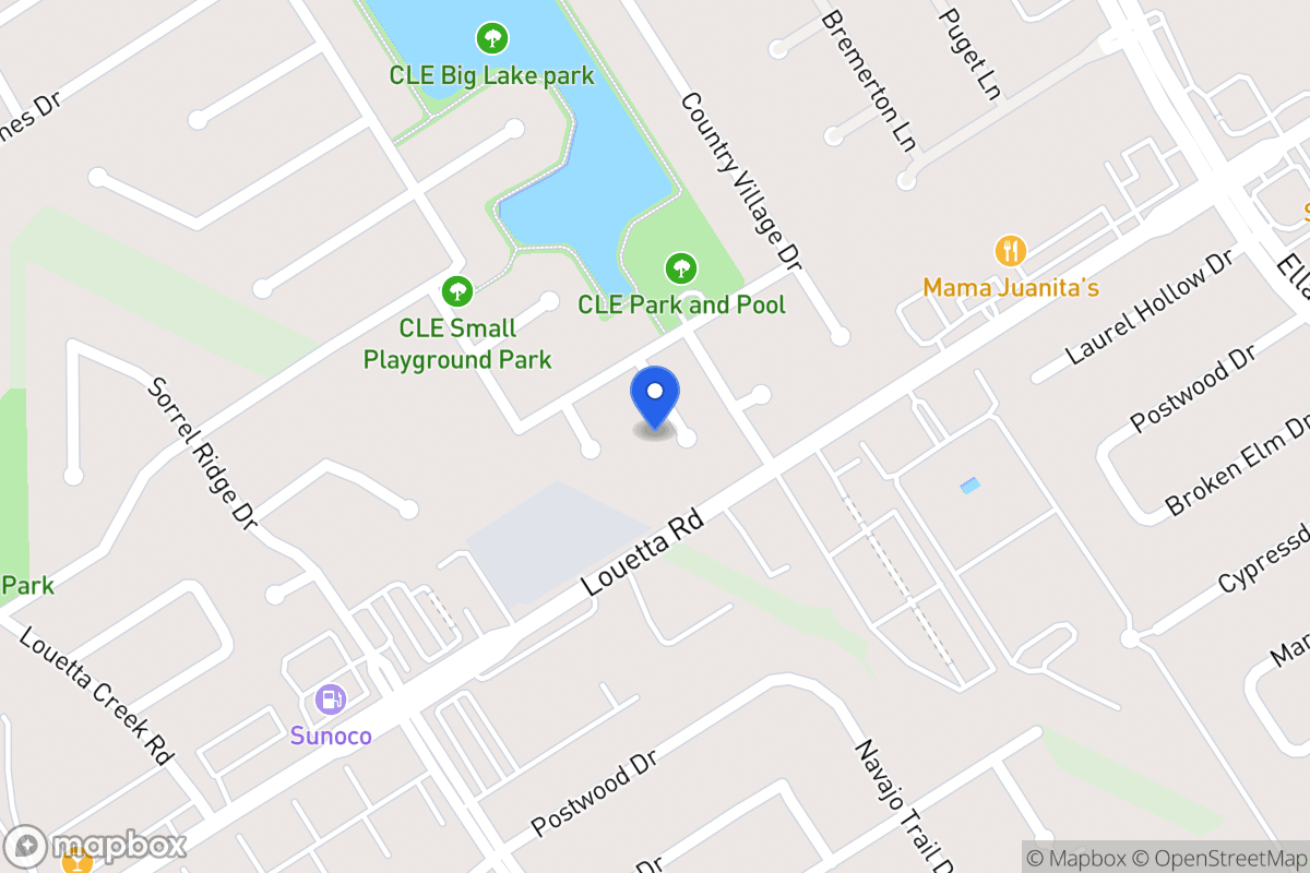 Map of 19215 Countryhills Ct, Spring