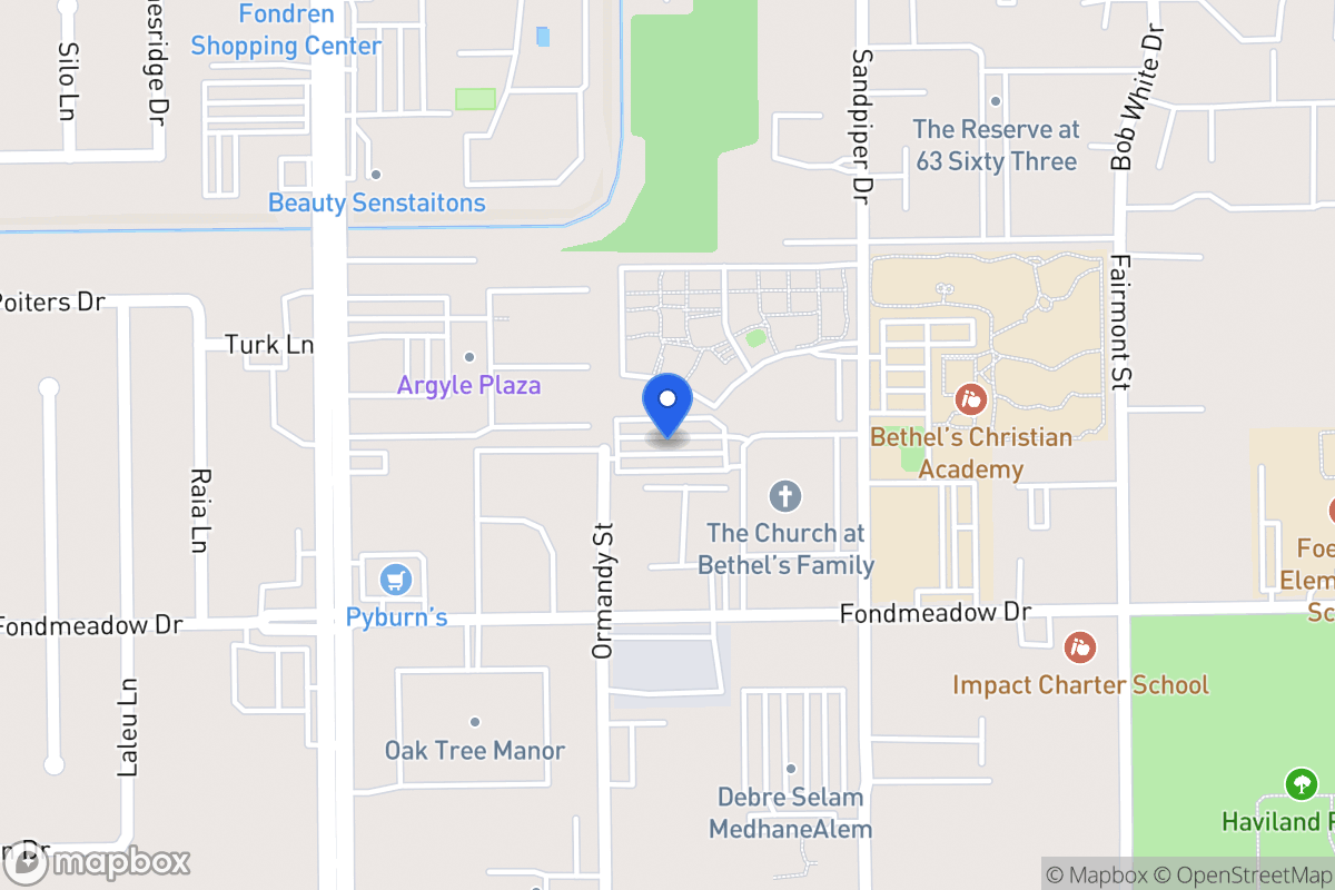 Map of Ormandy St, Houston