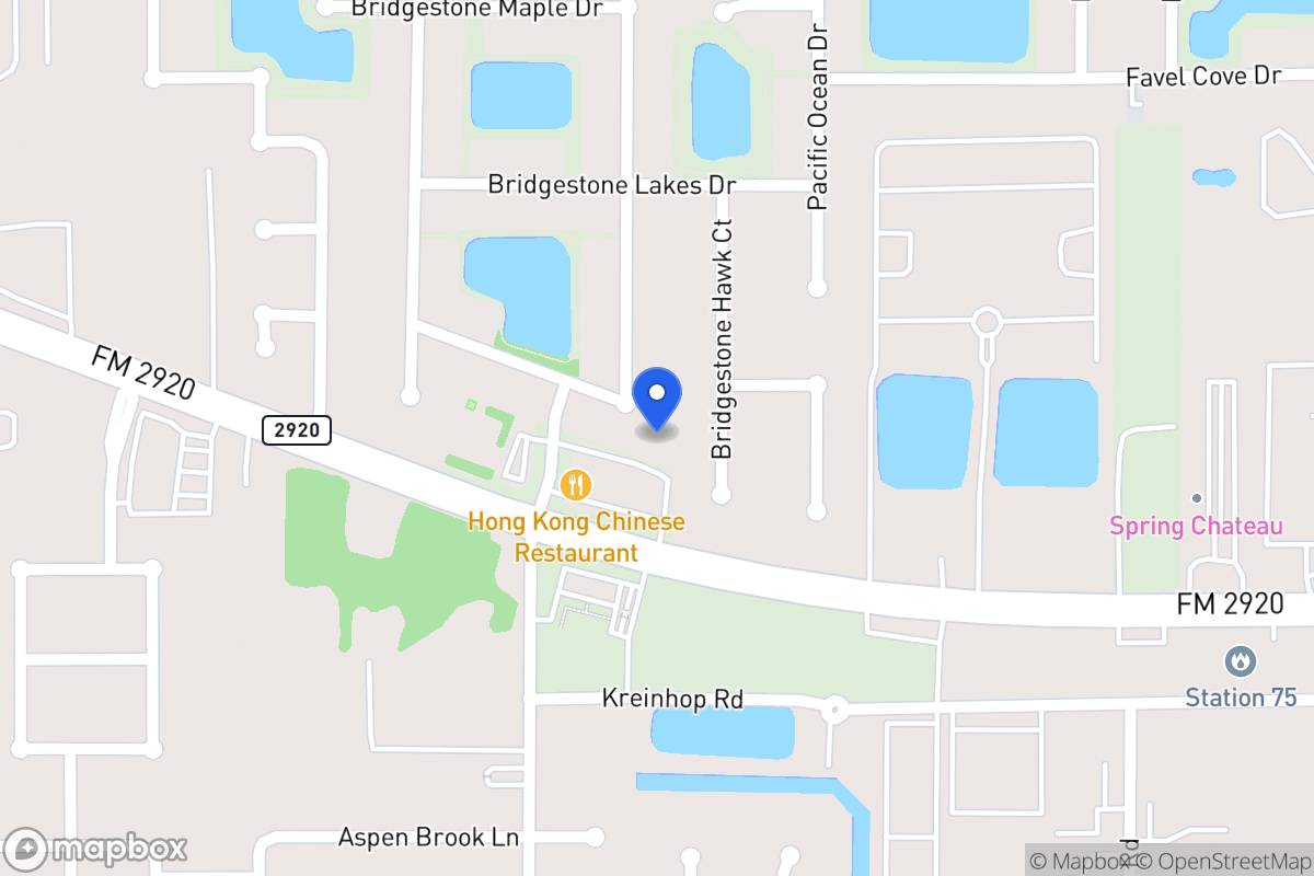 Map of 22002 Bridgestone Oak Dr, Spring