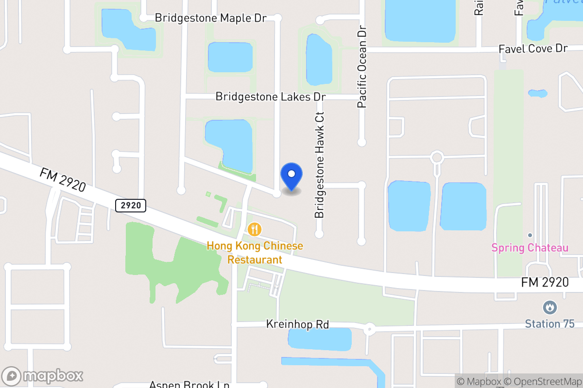 Map of 22006 Bridgestone Oak Dr, Spring