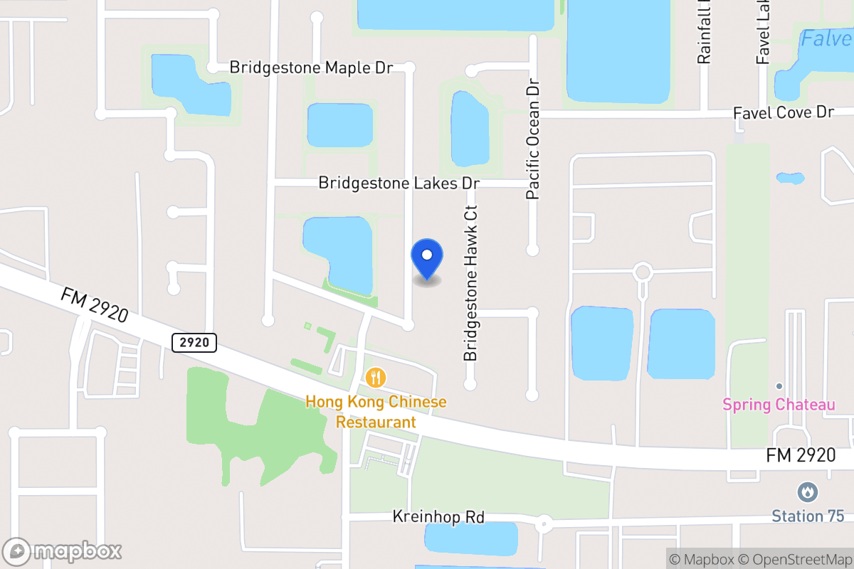Map of 22018 Bridgestone Oak Dr, Spring